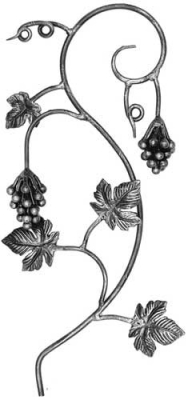 Декоративен елемент от ф10мм, ЛЯВ